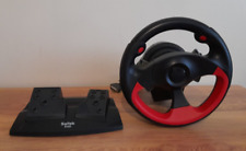 Used, Saitek R100 Wired Racing Wheel & Pedals for PC Computers for sale  Shipping to South Africa