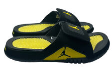 Nike Air Jordan Hydro 4 IV THUNDER Slide Preto Tour Amarelo 532225-017 Tamanho 13 comprar usado  Enviando para Brazil