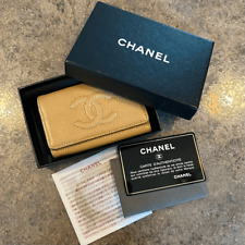 Porta-chaves CHANEL caviar atemporal CC bege clair comprar usado  Enviando para Brazil