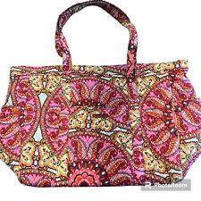 Vera Bradley Quilted Duffle Bag Tote Paisley Design for sale  Shipping to South Africa
