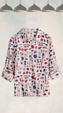 Camisa feminina de algodão manga longa Ex Seasalt em giz concha do mar Larisa comprar usado  Enviando para Brazil