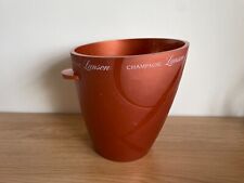 Used, Lanson Champagne Ice Bucket Cooler - Heavy Plastic - Burnt Orange / Copper for sale  Shipping to South Africa