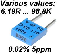 Resistor de folha Vishay SFERNICE 0,02% 5PPM 0,5W precisão muito alta VÁRIOS VALORES comprar usado  Enviando para Brazil