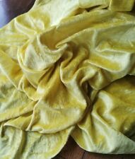 Bold yellow velvet for sale  CHESTERFIELD