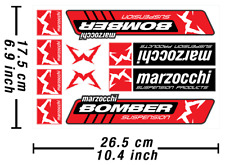 Marzocchi bomber decals for sale  Shipping to Ireland
