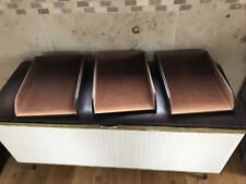 Brown faux leather for sale  WATFORD
