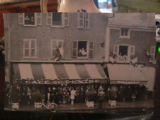 Foto antiga 1959 Brignais 69 festa de recrutas frente ao café/centro comprar usado  Enviando para Brazil