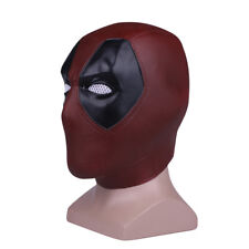 2018 Deadpool 2 máscara facial cabeça cheia cosplay X-Men capacete de super-herói adereços de látex  comprar usado  Enviando para Brazil