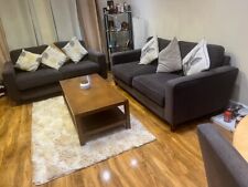 Fabric sofas seater for sale  SUTTON