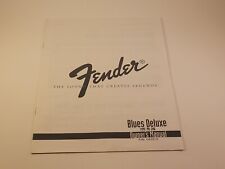 Para-lama manual do proprietário Blues Deluxe o som que cria lendas comprar usado  Enviando para Brazil