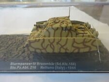 1/72 altaya maquette TANK STURMPANZER IV BRUMMBAR  ITALIE 1944  bataillon guerre d'occasion  Bédarrides