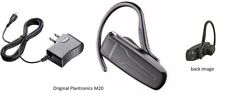 Plantronics M20 preto alerta de voz fone de ouvido gancho bluetooth 3.0 conectar 2 telefones comprar usado  Enviando para Brazil