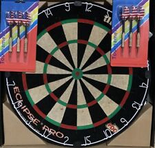 Used, Unicorn Eclipse Pro PDC Bristle Dartboard +6 Darts Set Inc. Championship Quality for sale  Shipping to South Africa