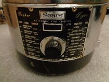 sears fryer vintage cooker for sale  Des Plaines