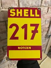 Shell antikes emailschild gebraucht kaufen  Deutschland