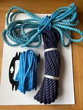 Blue poly rope for sale  DISS