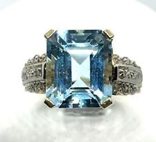 Ring blautopas brillanten gebraucht kaufen  Hameln