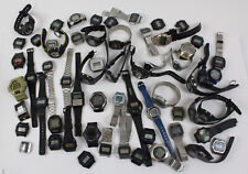 Pakiet 60 zegarków cyfrowych dla hobbystów, Casio i innych, uszkodzonych (Kon086), używany na sprzedaż  Wysyłka do Poland