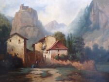 Peinture xixe paysage d'occasion  Chomérac