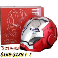 Capacete Autoking Iron Man MK5 1:1 inglês controlado por voz suporte de exibição vestível, usado comprar usado  Enviando para Brazil