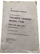 Triumph t160 workshop for sale  LITTLEHAMPTON