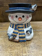 Yankee candle snowman for sale  DUDLEY