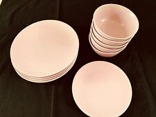 IKEA różowe naczynia: talerze obiadowe, talerz boczny, miski na sprzedaż  Wysyłka do Poland