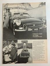 1972 MG MGB It Doesn’t Create An Image It Confirms One Original Print Ad comprar usado  Enviando para Brazil