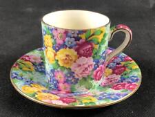 GOOD VINTAGE ROYAL WINTON JULIA CHINTZ COFFEE CUP AND SAUCER. #4. ~ C1940. for sale  GLASGOW