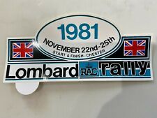 Lombard rac rally for sale  Shipping to Ireland