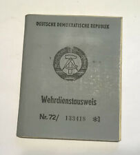 Ddr ausweis wehrdienstausweis gebraucht kaufen  Deutschland
