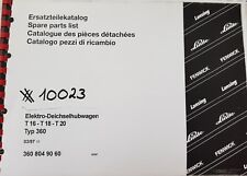 Linde ersatzteilkatalog elektr gebraucht kaufen  Kupferzell