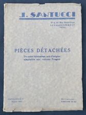Catalogue 1931 santucci d'occasion  Nantes