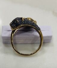 11 ct. t.w. Brown Diamond Panther Bypass Ring in 14kt Gold Over Sterling, used for sale  Shipping to South Africa