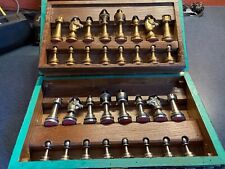 Antique Brass Chess Set for sale  North Bend