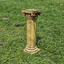 Corinthian Column Pedestal Plant Stand 8.5" x 8.5" x 26" H Vintage for sale  Shipping to South Africa