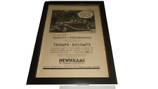 Triumph dolomite 1938 for sale  PETERBOROUGH