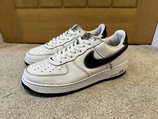 Nike Air force 1 low ‘white/black’ trainers 2003 UK9 SKU 306509-101 vintage for sale  Shipping to South Africa