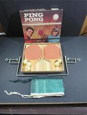 VINTAGE PARKER BROS  PING ~ PONG  TABLE TENNIS SET COMPLETE IN ORIGINAL BOX 1965 for sale  Shipping to South Africa