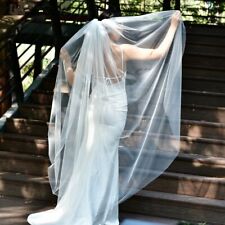 Novo véu de casamento marfim valsa comprimento borda cortada com pente uma camada comprar usado  Enviando para Brazil