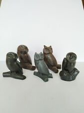 Five owl ornaments for sale  NOTTINGHAM