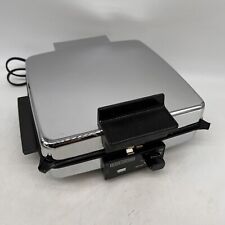 Máquina de waffle vintage Black & Decker Baker Grill cromada G48TD tipo 2 testada, usado comprar usado  Enviando para Brazil