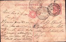 1917 cartolina postale usato  Albenga