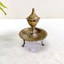 1930s Vintage IN Handmade Brass Incense Adhesive Stand Rich Patina Collector for sale  Shipping to South Africa