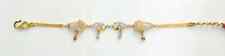 Brazalete de oro liso 22k fino hecho a mano joyería tradicional india segunda mano  Embacar hacia Argentina
