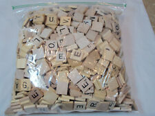 SCRABBLE TILES Bulk Lot of 2.5+ Lb Wooden Letters Crafts Teacher Supplies, used for sale  Troy
