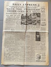 Jornais antigos vintage da Segunda Guerra Mundial 23 de agosto de 1945 comprar usado  Enviando para Brazil