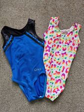 Girls gymnastic leotard for sale  SWINDON