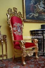 Poltrona trono stile usato  Roma