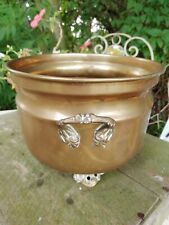 Vintage brass cauldron for sale  BIGGLESWADE